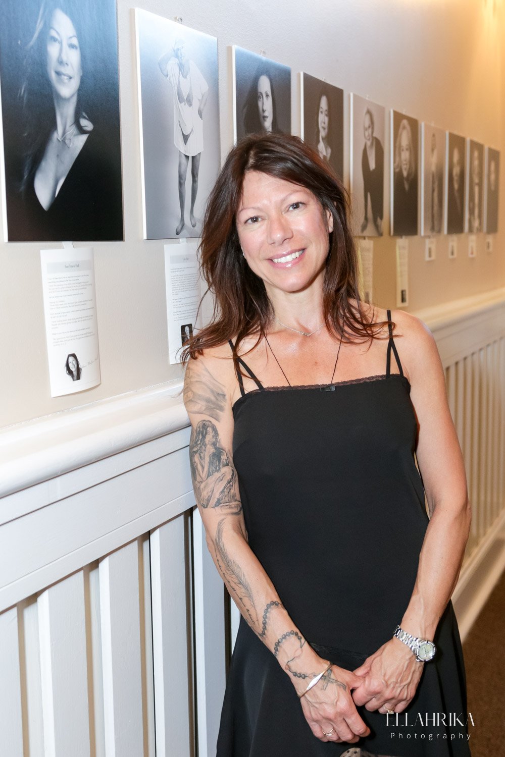 Toronto Glamour Photos exhibit. The 40 over 40 project at Hugh Foster Hall